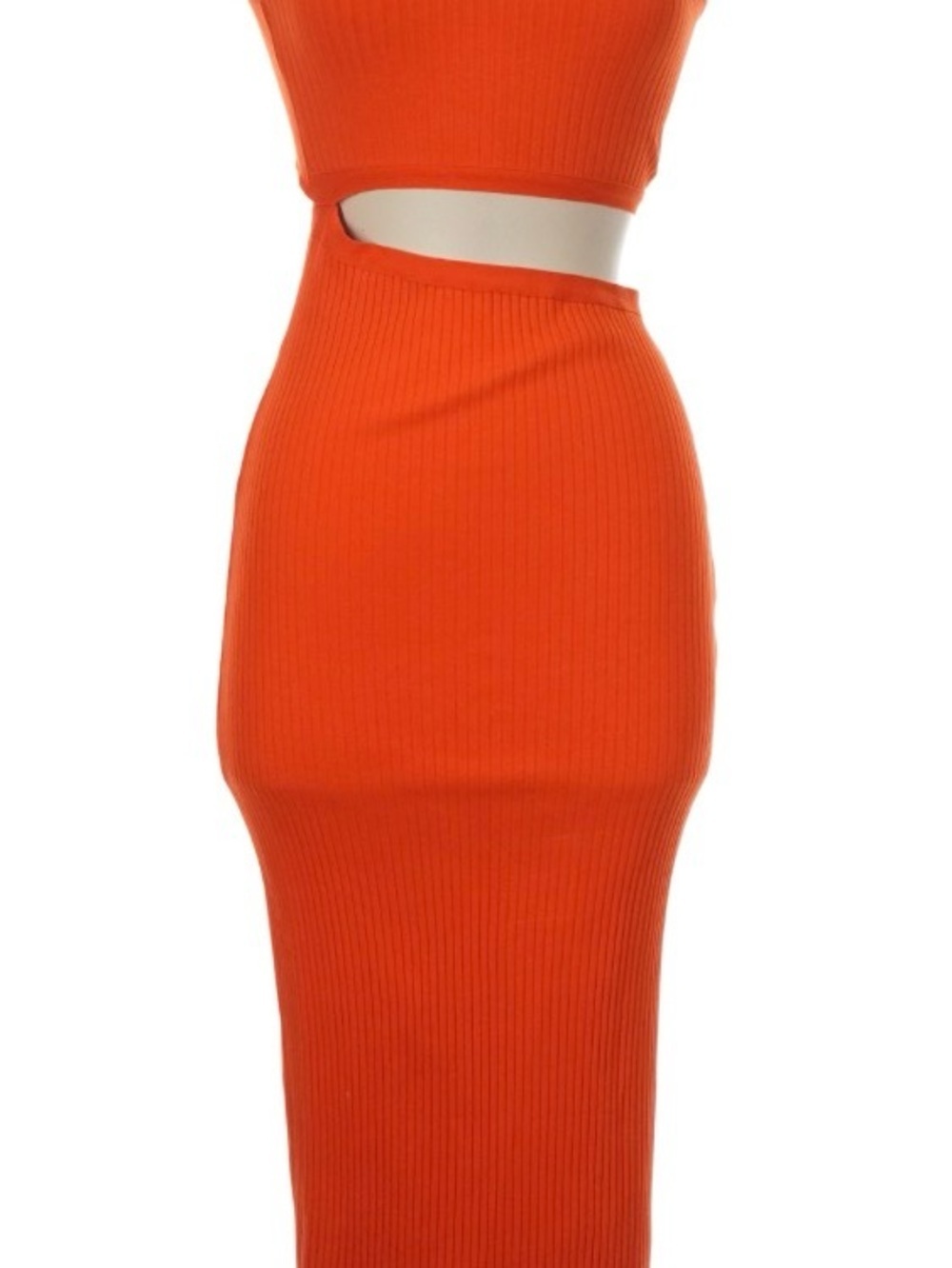 Zara Ribbed Midi Dress